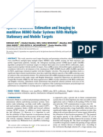 Sparse Parameter Estimation and Imaging in Mmwave MIMO Radar Systems With Multiple Stationary and Mobile Targets