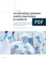 Accelerating Customer Centric Innovation in Medtech
