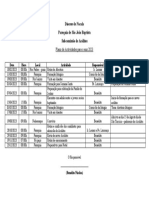 Plano actividades Acólitos São João 2023