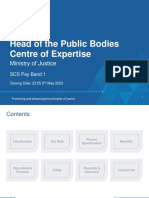 Head of The Public Bodies Centre of Expertise