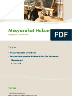 Masyarakat Hukum Adat: Indigenous Community