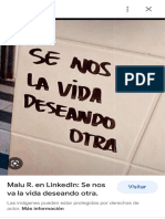 Malu R. en Linkedin: Se Nos Va La Vida Deseando Otra.: Más Información