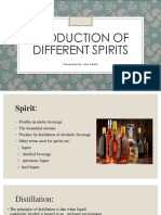 Production of Different Spirits: Presented By: Fiza Kashif