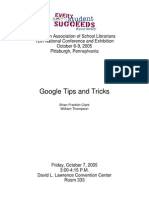 Google Tips and Tricks