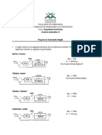 Projeto de Controlador Digital para Sistema de Controle