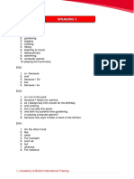 Speaking 1: Ielts A