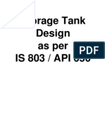 Tank API650 Design