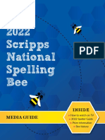 2022 Scripps National Spelling Bee: Media Guide