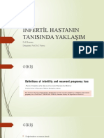 İnferti̇l Hastanin Tanisinda Yaklaşim