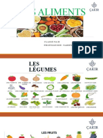 Les Aliments: Classe:9A/B Professeure: Fahriye Özaltindere
