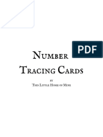 1 20 Number Tracing Cards