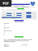 Puzzle - Math: Learning Activity Sheet Quarter 3 in Mathematics 9