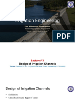 Irrigation Engineering Design: Kennedy & Lacey Methods