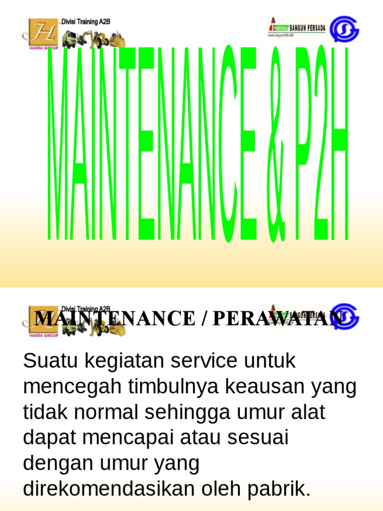 Pelatihan Perawatan Unit A2B Tambang | PDF