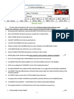 2nd Written Knowledge Test - Answer Key