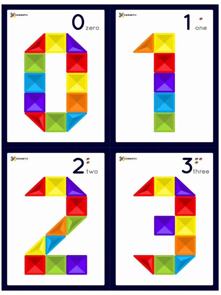 Connetix Numbers | PDF