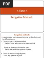 Chapter-5: Irrigation Method