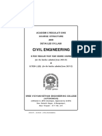 Civil Engineering: Academic Regulations Course Structure AND Detailed Syllabi