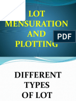 LOT Mensuration AND Plotting