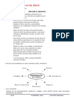 Tema: Enseñanzas de Jesus: Oración Al Maestro