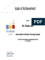 Mr. Chintan Jethi: Indian Institute of Information Technology Guwahati