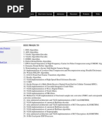 Ieee Projects: Academic Projects Embedded Vlsi DSP Downlaod List