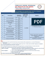 Msme Technology Centre, Hyderabad: (Central Institute of Tool Design)