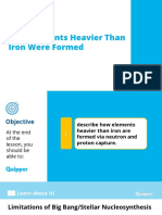 How Elements Heavier Than Iron Were Formed: Lesson 1.4