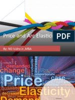 Price and Arc Elasticity: By: ND Isidro Jr.,MBA