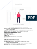 Glossary For Shot List