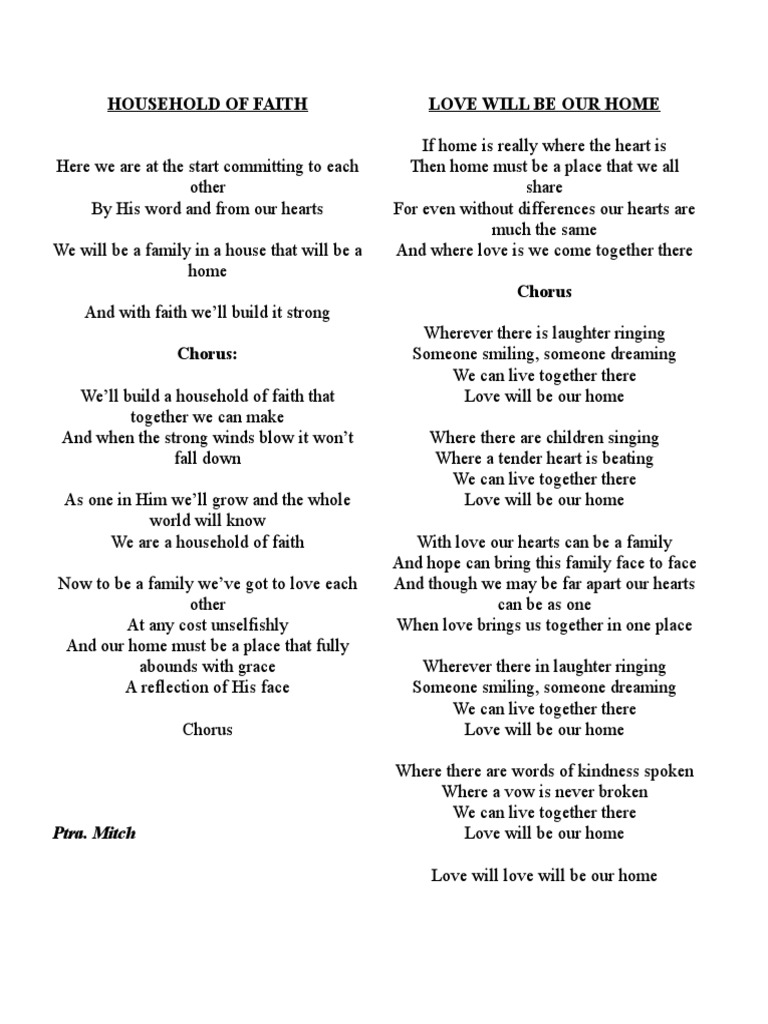 Household of Faith PDF