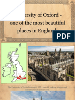 University of Oxford - One of The Most Beautiful Places in England