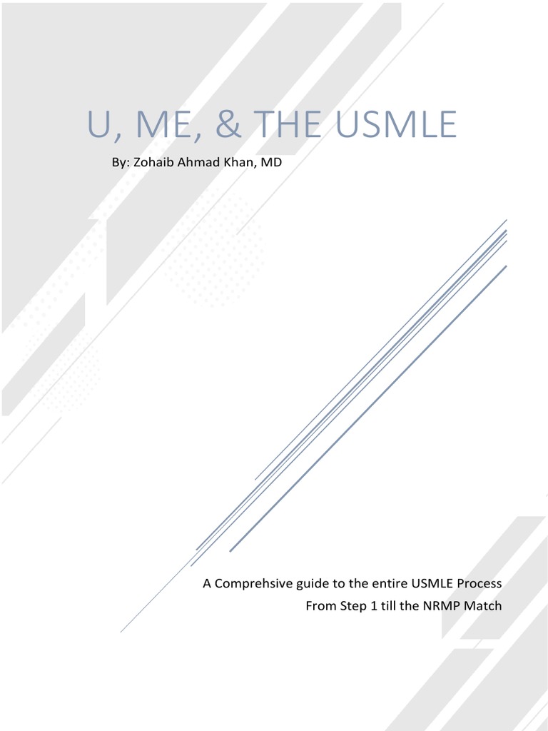 USMLE Journey: A Comprehensive Guide | PDF | United States Medical ...
