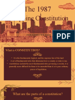 Philippine Constitution: John Kennette T. Dado