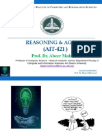 Reasoning & Agents: Prof. Dr. Abeer Mahmoud