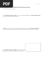 C Program For ATM Machine With Source Code