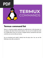 Termux Command List