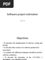 4.software Project Estimation