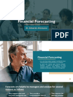 Financial Forecasting: Dr. Eduardo Añonuevo