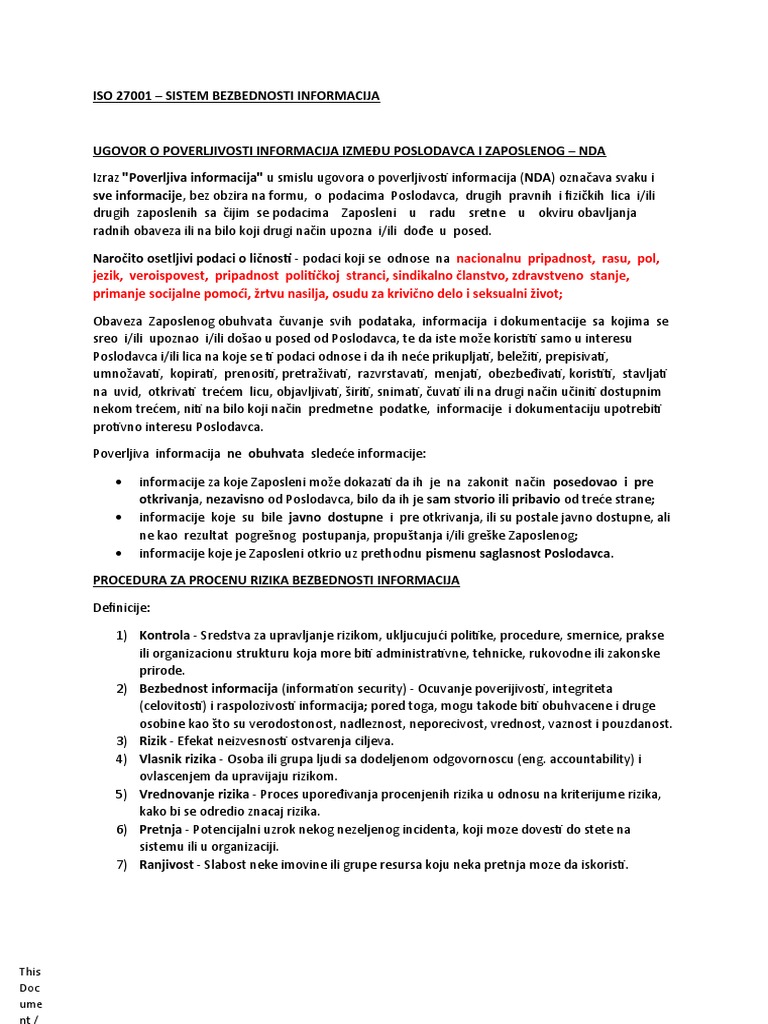 Iso 27001 | PDF