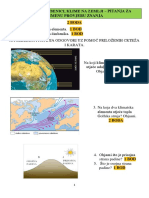 15.UP Klimatski Čimbenici, Klime Na Zemlji - Pitanja Za Usmenu Provjeru