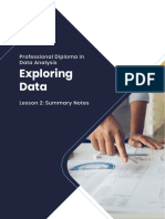 Exploring Data: Professional Diploma in Data Analysis