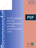 RC33 Selection and Risk Management of Portable Accommodation Units 2010