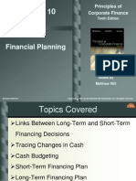 Chapter 10 - Financial Planning