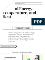 Thermal Energy, Temperature, and Heat: Group 3 - Seungmin Son, Vhon Lenard Wang, Amiel Sevillana