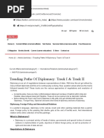 Treading Paths of Diplomacy - Track I & Track II