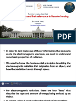 Week-2 Module-1 Laws of Radiation and Their Relevance in Remote Sensing