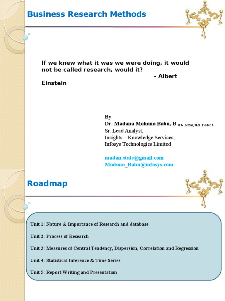Business Research Methods Overview | PDF | Sampling (Statistics ...