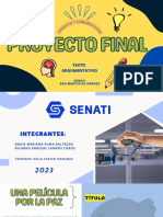 Proyecto Final (Lenguaje y Comunicación) .