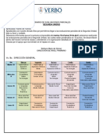 PRIMARIA Horario Evaluaciones Parciales UII - 2023 PDF